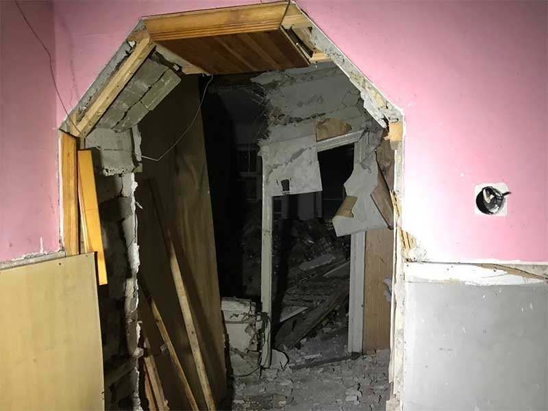 В Кривом Роге произошло обрушение двухэтажного здания