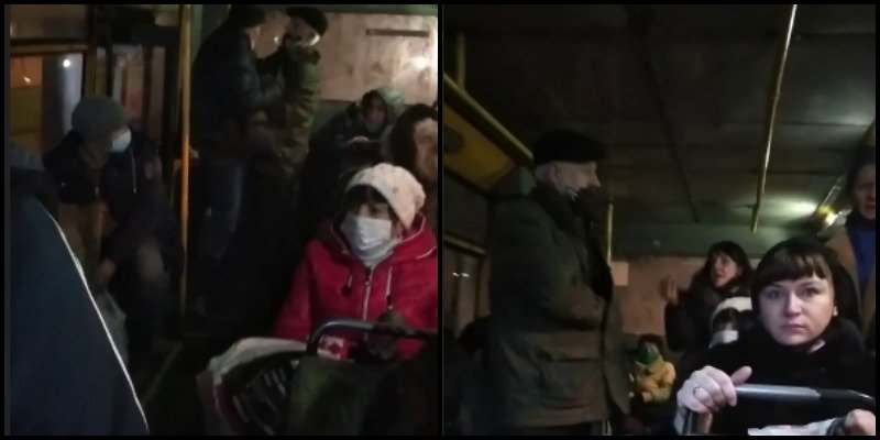 В Харькове пенсионера силой пытались вытолкнуть из маршрутки
