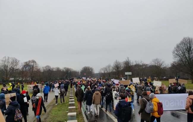 В Берлине прошел масштабный митинг в поддержку Навального