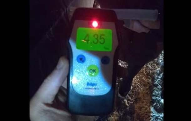 Во Львове патрульные остановили водителя с уровнем алкоголя в 22 раза выше нормы (ВИДЕО)