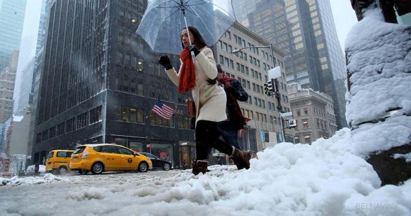 В США из-за снежного шторма погибло четыре человека
