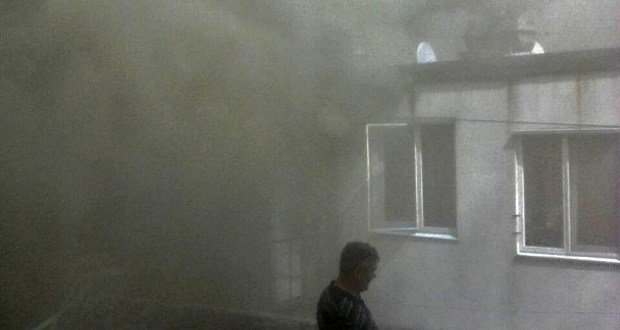 В Святошинском районе Киева горело жилое здание