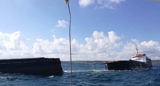 В Черном море затонуло судно с украинскими моряками, есть погибшие