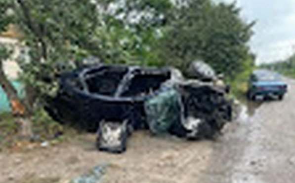В Запорожской области пьяный водитель влетел в дерево - погиб пассажир