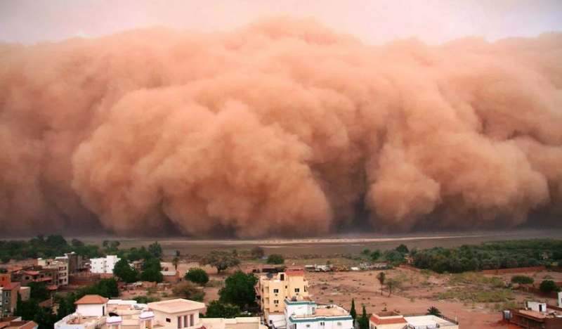 Песчаная буря накрыла Бразилию (ВИДЕО)