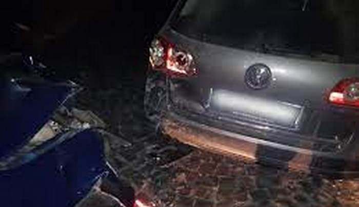 На Закарпатье пьяный водитель Skoda протаранил Volkswagen (ФОТО)