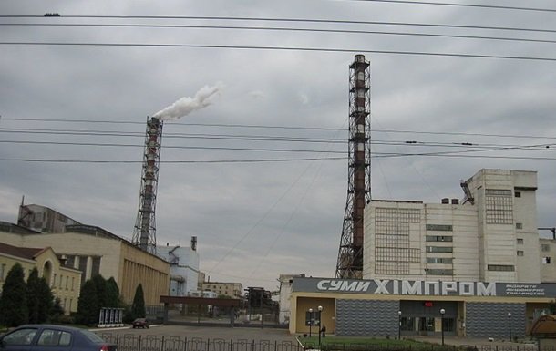 На заводе Сумыхимпром произошла утечка аммиака
