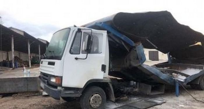 На Тернопільщині вибухнула вантажівка