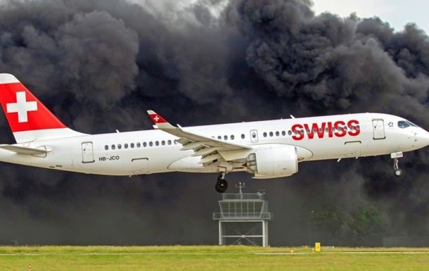 Аеропорт Женеви призупинив роботу через пожежу (ВІДЕО)