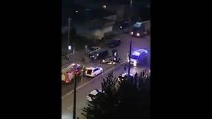У Луцьку після аварії автомобіль перекинувся на дах (ВІДЕО)