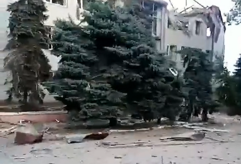 У Бериславі стався вибух в будівлі поліції, де знаходилися окупанти