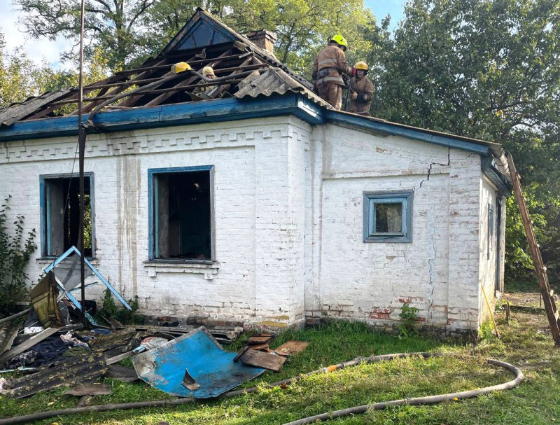 У Полтавській області під час пожежі загинув чоловік (ФОТО)