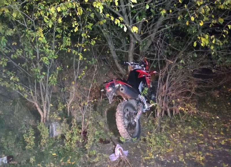 Смертельна ДТП на Рівненщині: Мотоцикліст злетів у кювет та врізався у дерево (ФОТО)