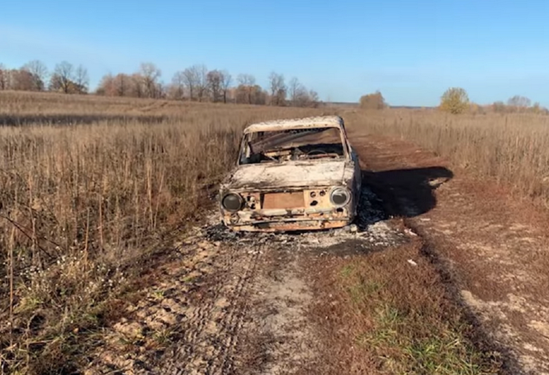 Збив велосипедиста та спалив машину: на Київщині сталася смертельна ДТП (ВІДЕО)
