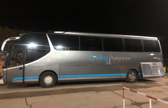 На Закарпатті затримали автобус, який був напакований сигаретами (ФОТО)