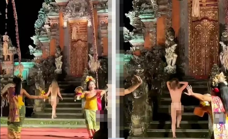 На Балі туристка влаштувала стриптиз у священному храмі