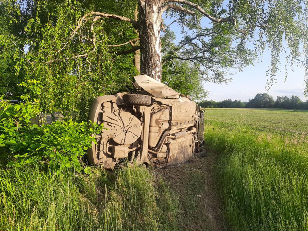 На Житомирщині легковик вилетів з дороги у дерево, двоє людей загинули (ФОТО)
