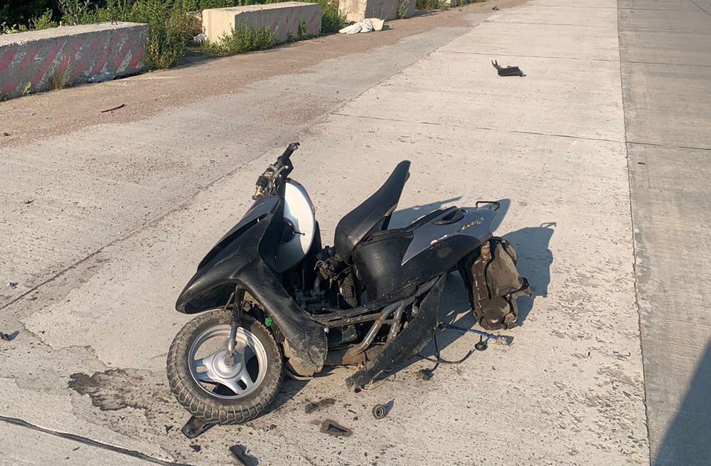 На Житомирщині внаслідок зіткнення з автівкою потрапив до реанімації 13-річний мотоцикліст (ФОТО)