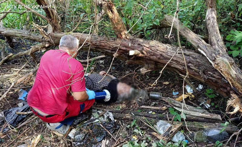 На Львівщині пожежні врятували поранену пенсіонерку з-під поваленого дерева