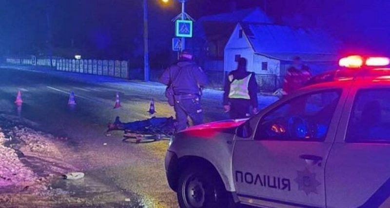 На Тернопільщині водій на смерть збив людину і втік з місця ДТП