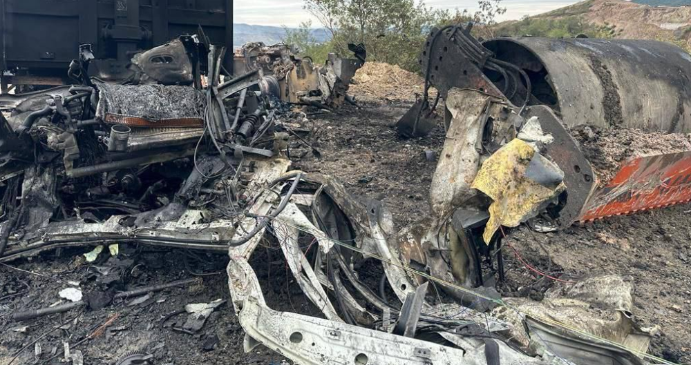 Автомобіль з російськими військовими розстріляли у Нагірному Карабаху