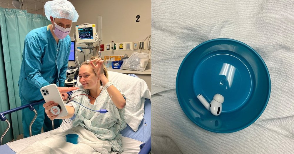 Американка проковтнула AirPods та чула звуки зсередини