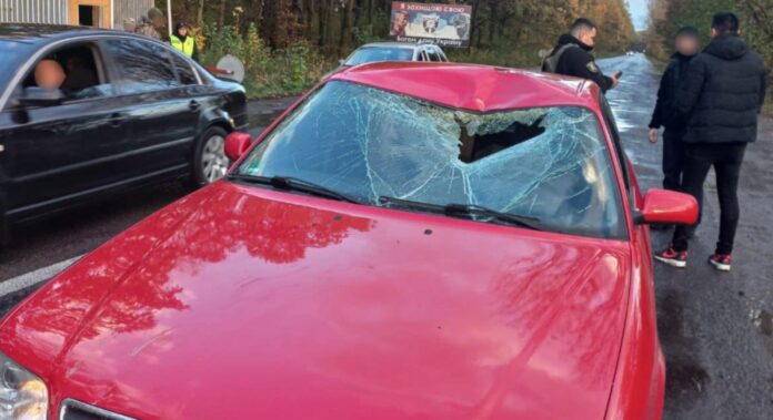 На Закарпатті водій «Audi» збив військового на блокпосту (ФОТО)