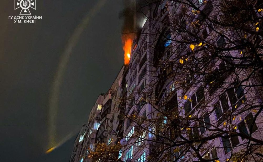 У Дніпровському районі ліквідували пожежу на 15 поверсі житлового будинку (ФОТО)