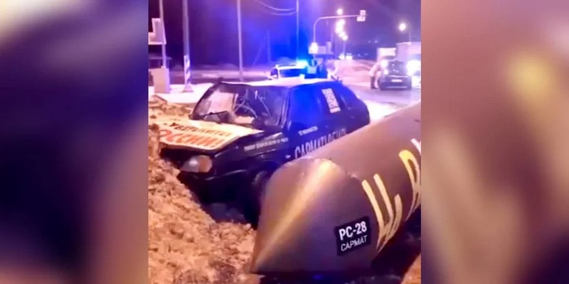 У РФ розбилася машина, яка везла «ракету Сармат на Вашингтон» (ВІДЕО)