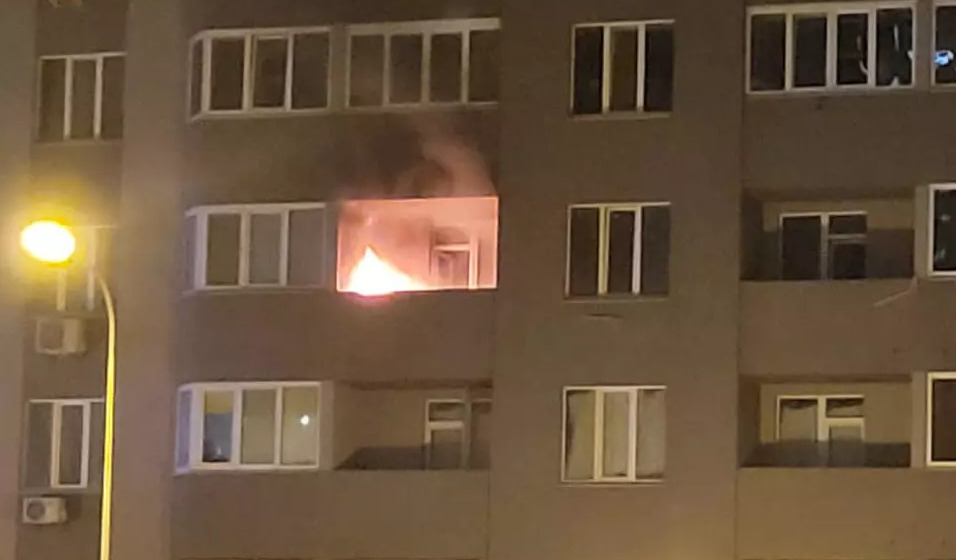 Під Києвом виникла пожежа в 26-поверховому будинку (ФОТО)