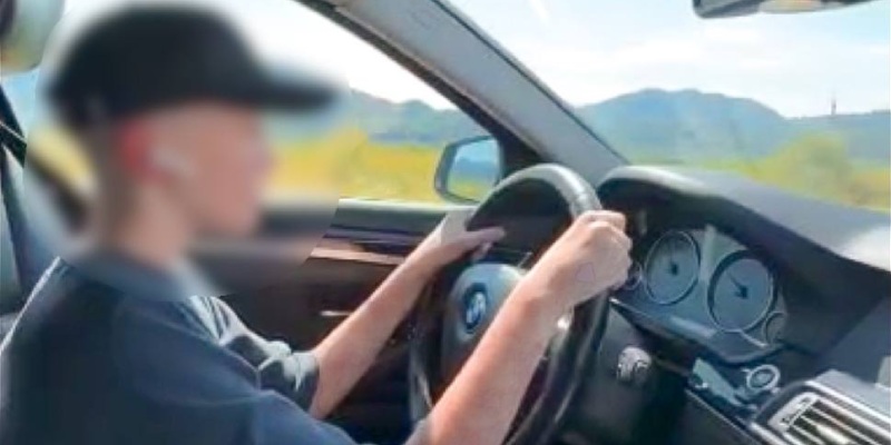 Патрульні затримали львів'янку, яка посадила за кермо BMW 12-річного сина