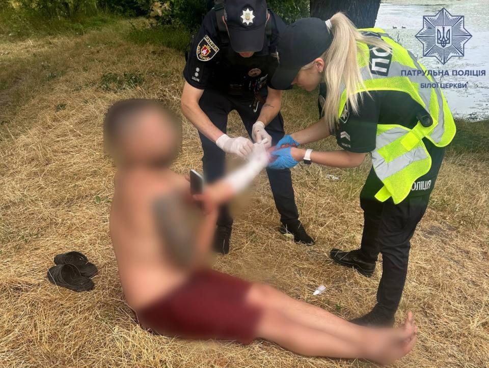 У Білій Церкві поліція врятувала чоловіка під час спроби самогубства