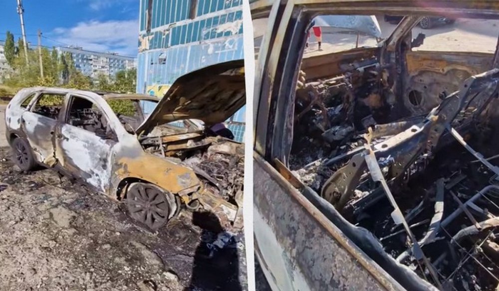 У Дніпрі невідомі спалили автомобіль голови патронатної служби 93 ОМБ «Холодний Яр»
