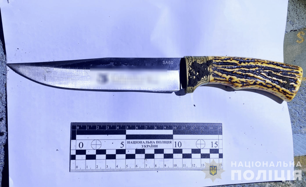 На Дніпропетровщині п'яна жінка ледь не зарізала свого чоловіка