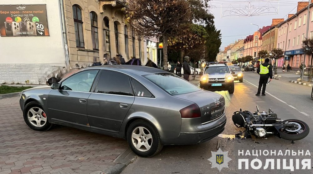 На Львівщині 19-річний водій легковика скоїв наїзд на 15-річного мотоцикліста (ФОТО)