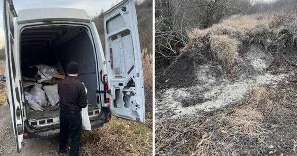 Завдяки фотопастці вдалось знайти порушника, який викинув сміття біля Львова