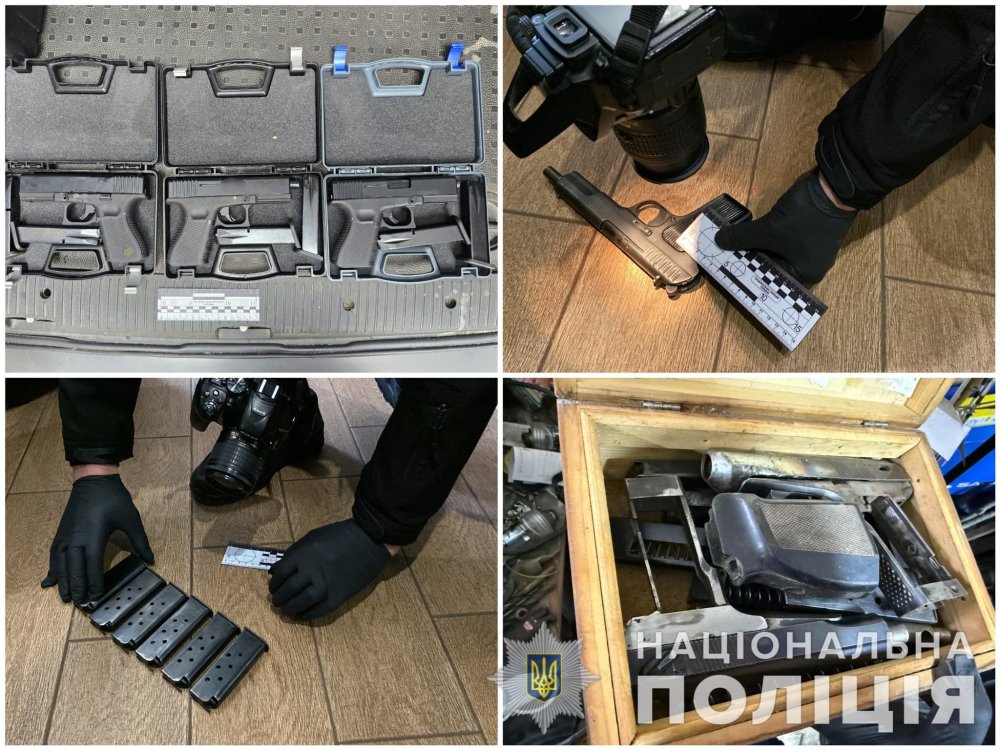 На Вінниччині ліквідовано підпільний цех з перероблення стартових пістолетів на бойові (ФОТО)