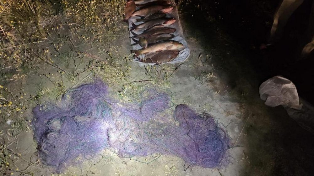 Порибалив на 32 тисячі гривень: на озері Катлабух затримали браконьєра (ФОТО)