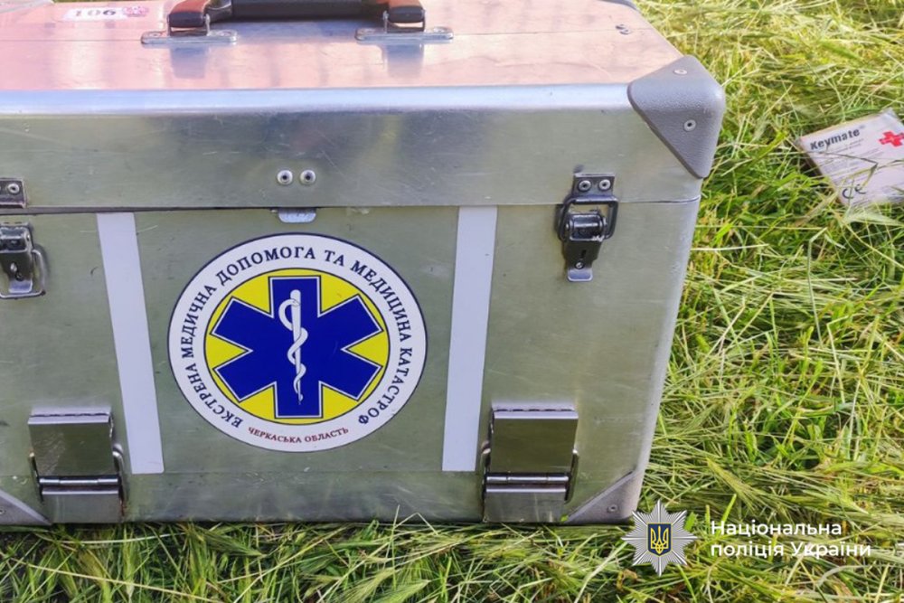 На Черкащині затримано неадеквата, який поцупив медичну валізу у бригади швидкої (ФОТО)