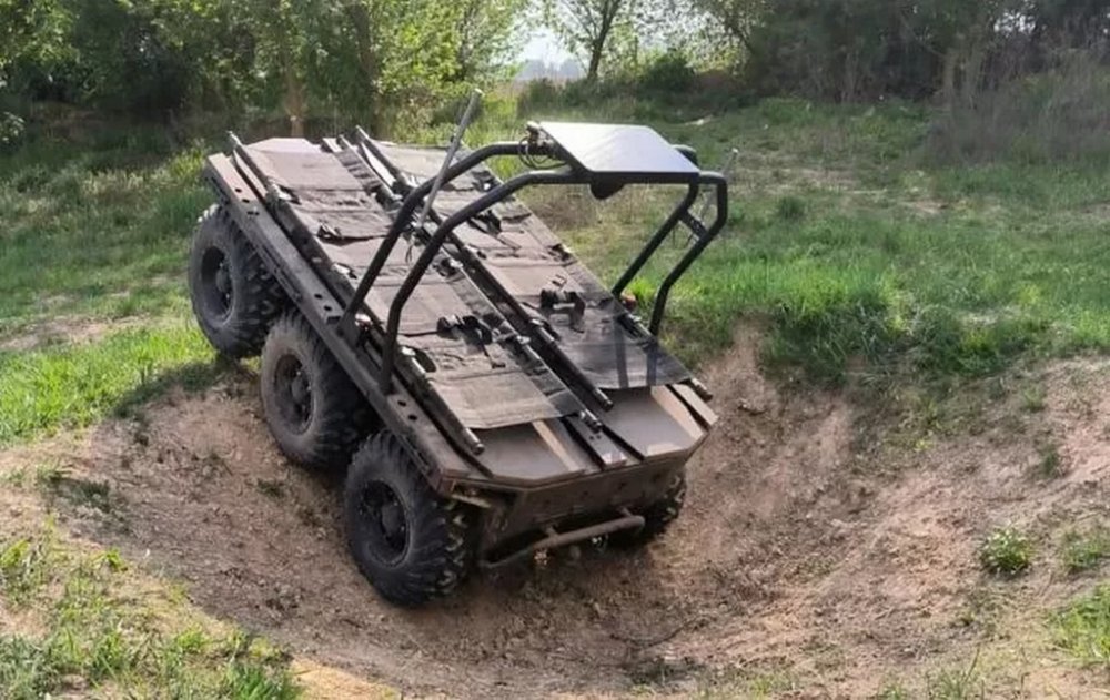 Наземна роботизована система RATEL H рятує життя військових (ВІДЕО)