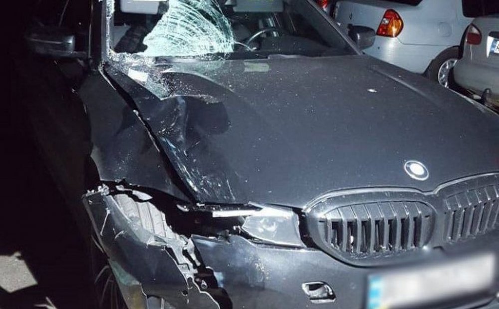 Поліцейські затримали водія BMW, який у Києві збив пішохода та втік з місця ДТП
