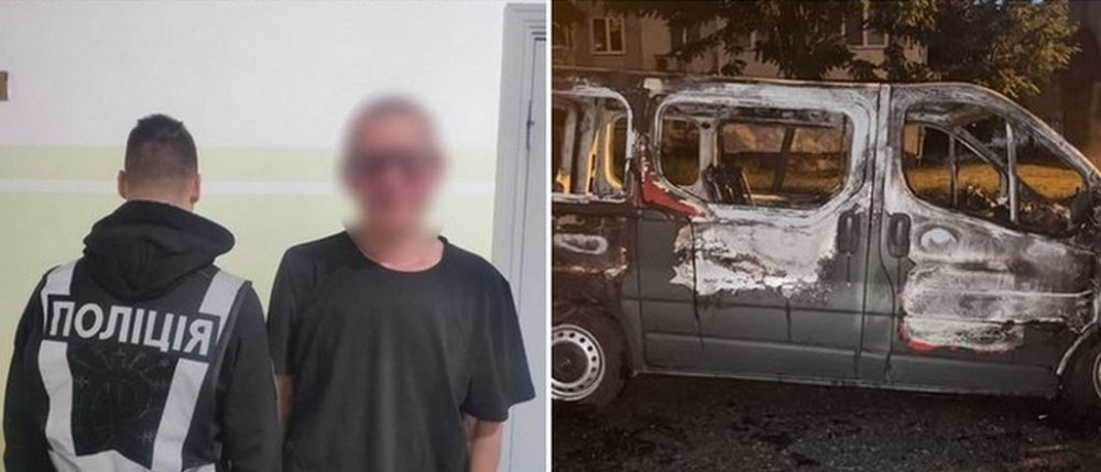 До 5 років ув’язнення засуджено луганчанина, який підпалив три автомобілі у столиці (ФОТО)