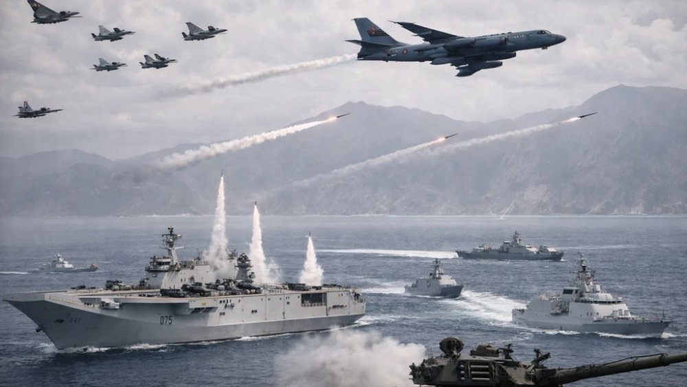 Китай розміщує військові кораблі та винищувачі поблизу Тайваню (ВІДЕО)
