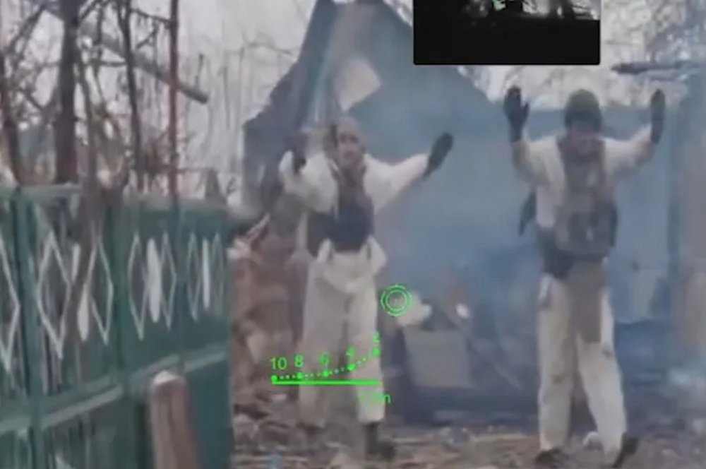 Український робот узяв у полон трьох російських військових (ВІДЕО)