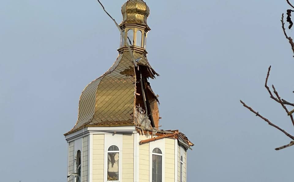 На Київщині окупанти пошкодили будівлю церкви (ФОТО)
