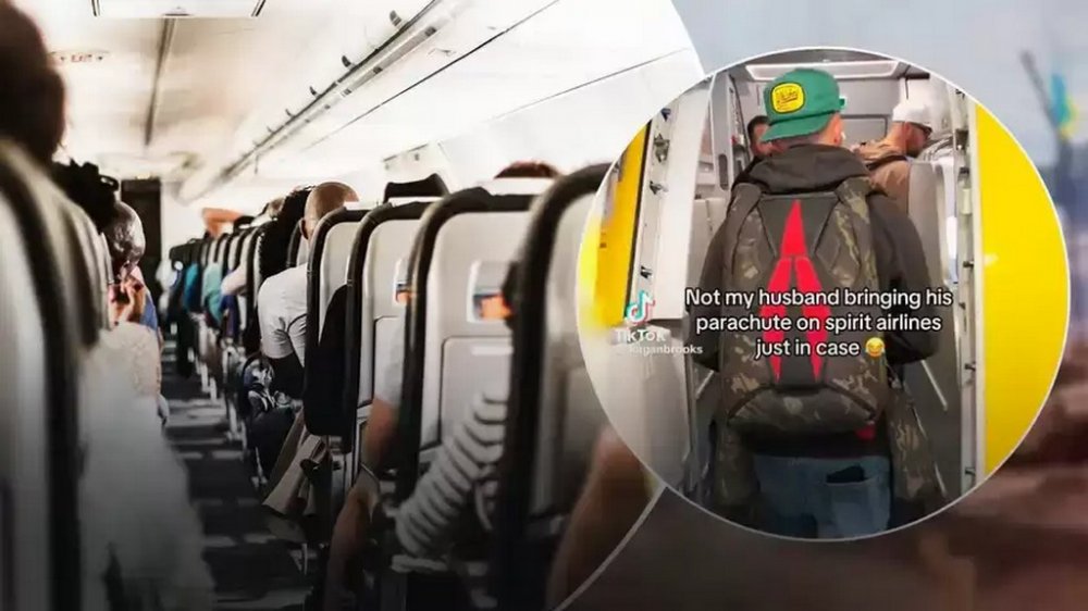 Пасажир став зіркою мережі, бо приніс на рейс особистий парашут (ВІДЕО)