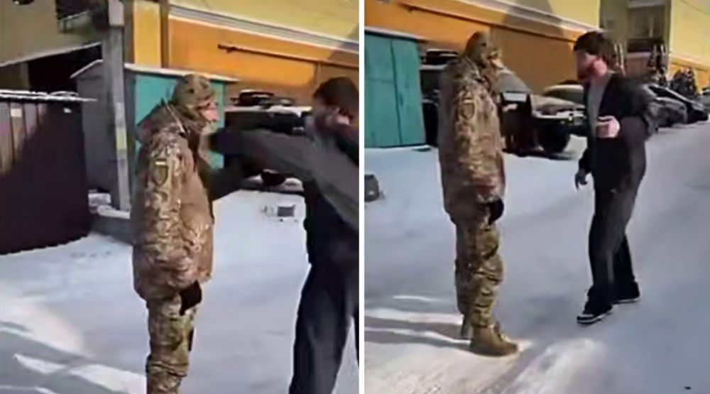 Під Києвом футболіст вдарив в обличчя військового ТЦК (ВІДЕО)