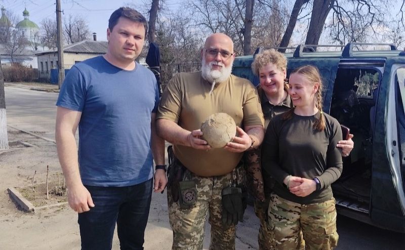 На Київщині знайшли кістки доісторичної тварини (ФОТО)