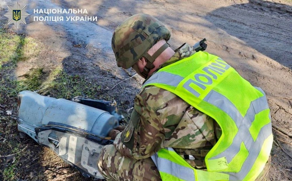 У Києві знайшли нерозірвану бойову частину «шахеда» (ВІДЕО)