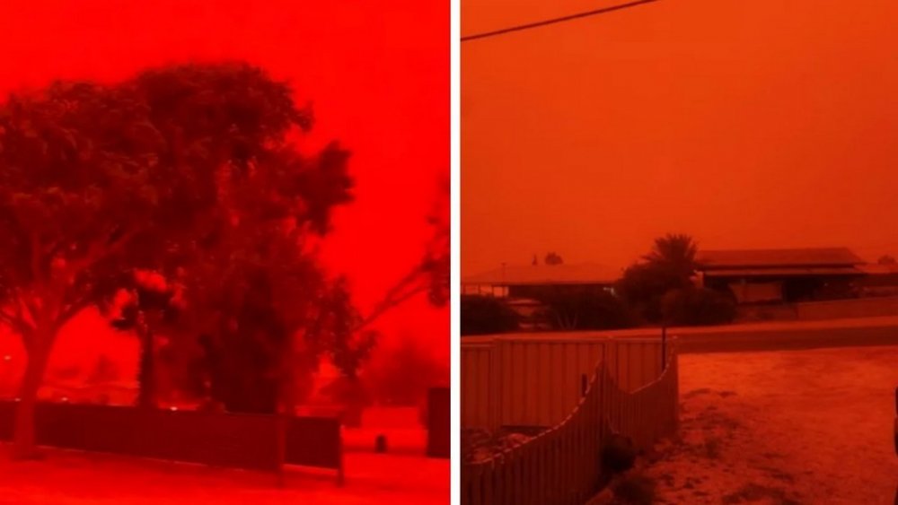 Наче кадри з фільму жахів: "криваве небо" налякало жителів австралійського містечка (ВІДЕО)